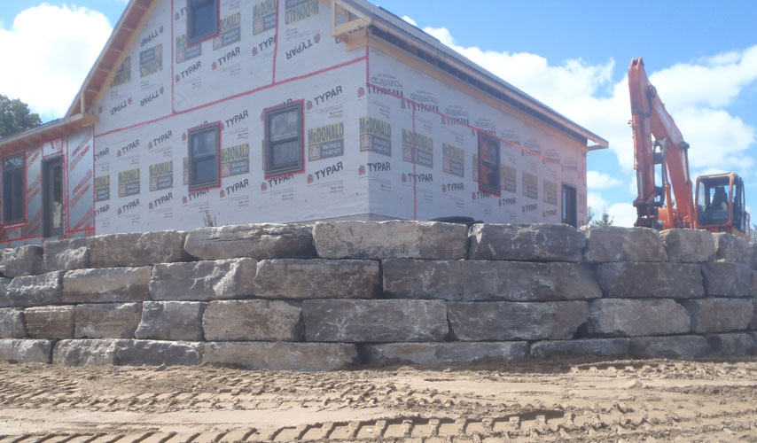 Armour Stone Wall